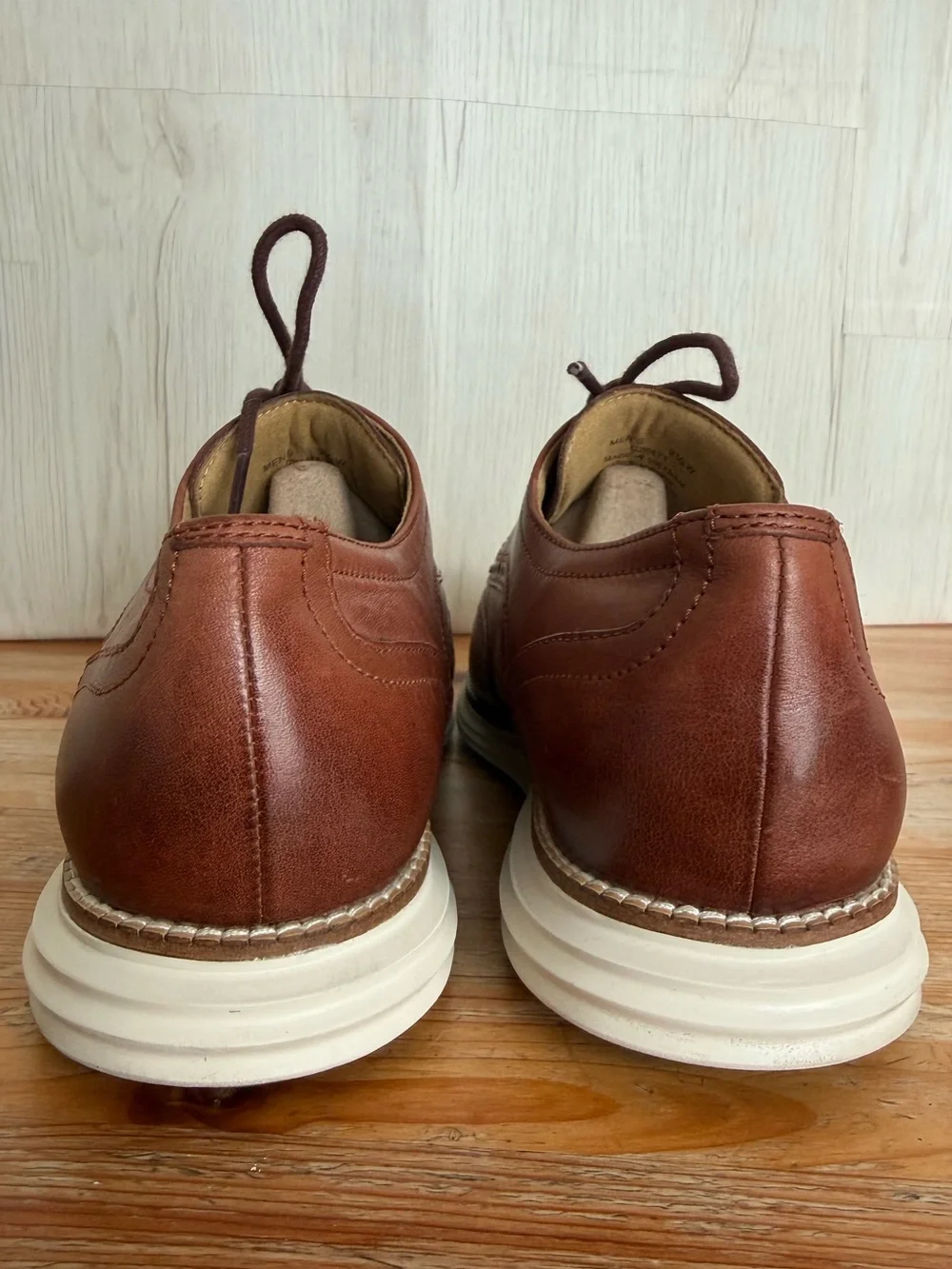 Cole Haan Original Grand Wing Tip Oxford Brown Leather Shoes Men’s 9.5 W  SCENT